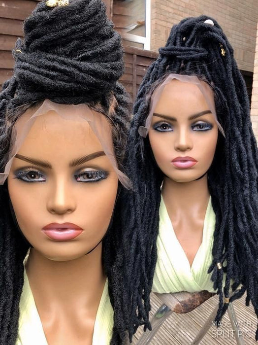 Black DREADLOCKS LACE WIG