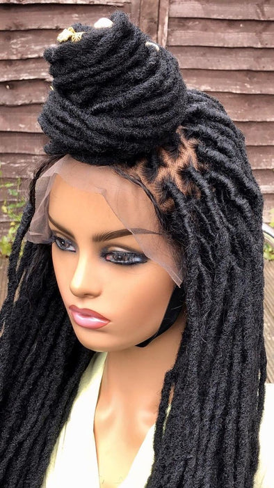 Black DREADLOCKS LACE WIG