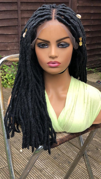 Black DREADLOCKS LACE WIG