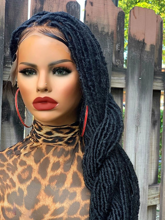 Black DREADLOCKS LACE WIG