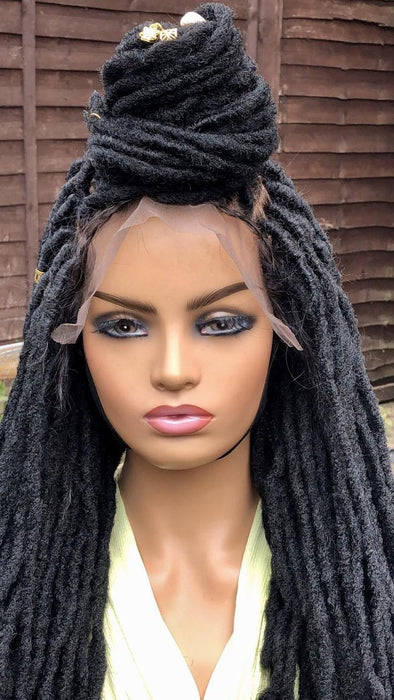 Black DREADLOCKS LACE WIG