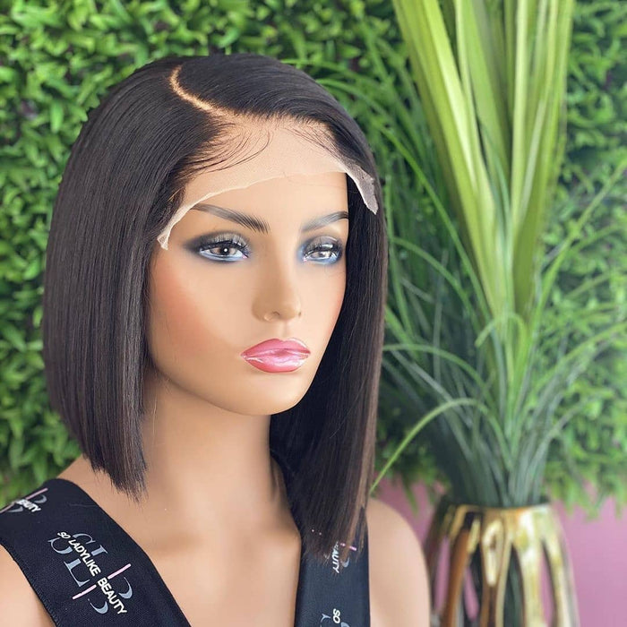 SIDE PART BOB WIG BLACK