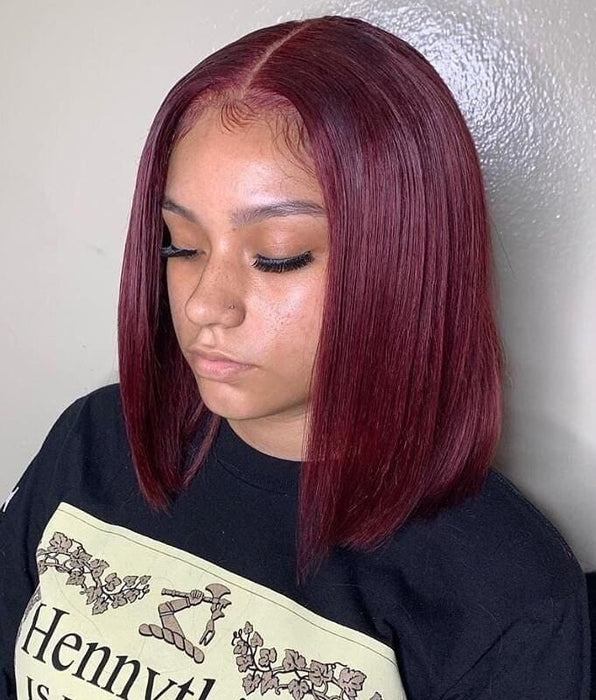 BURGUNDY BOB WIG