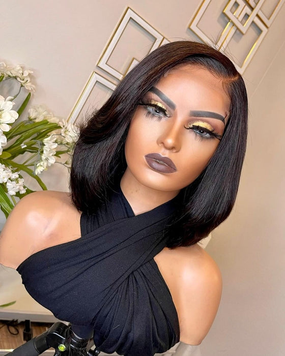 SILKY BOB LACE CLOSURE WIG