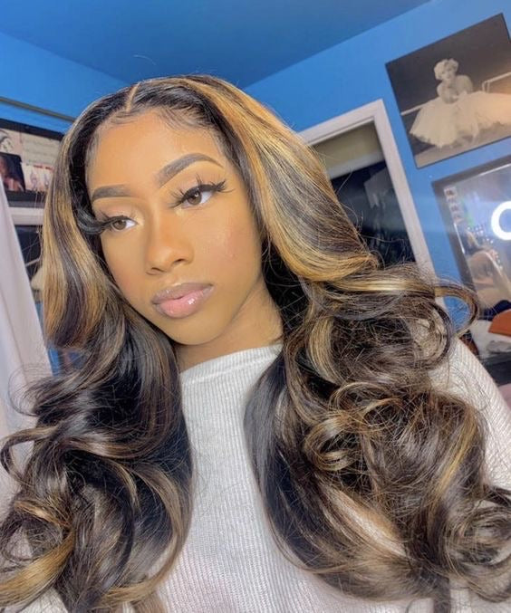 Colored BODYWAVE LACE WIG