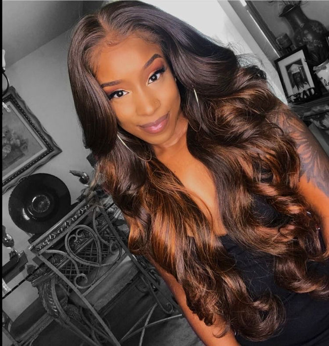 Colored BODYWAVE LACE WIG