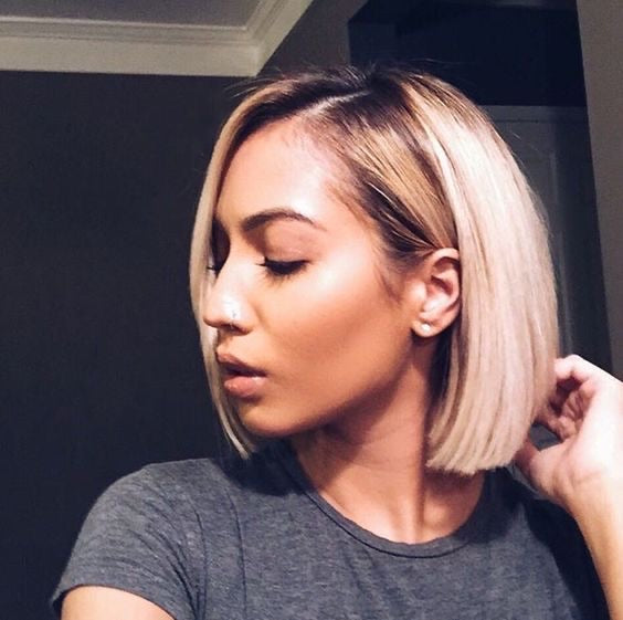 Ombré blonde BOB LACE WIG