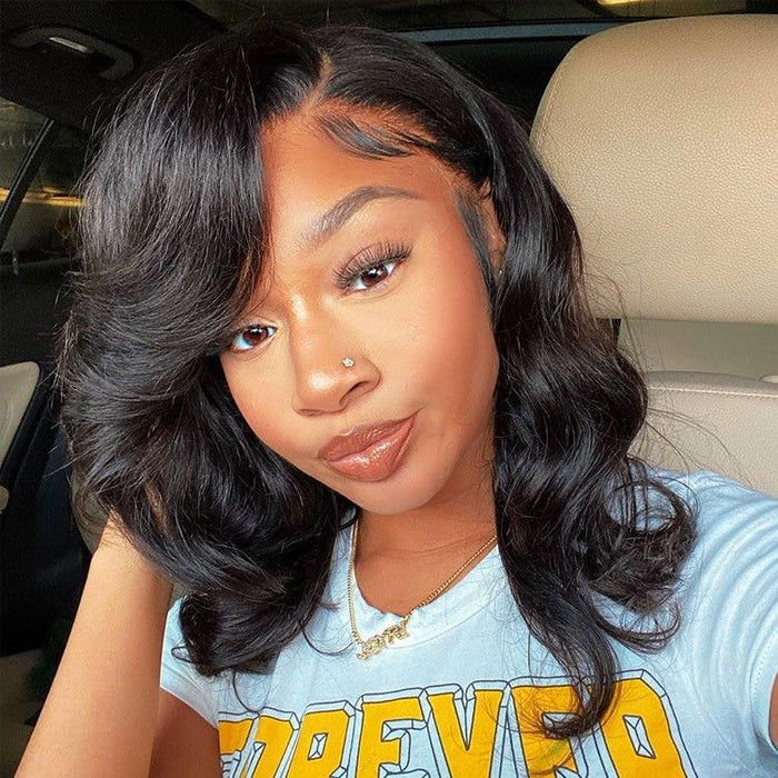 SHORT BODYWAVE LACE WIG