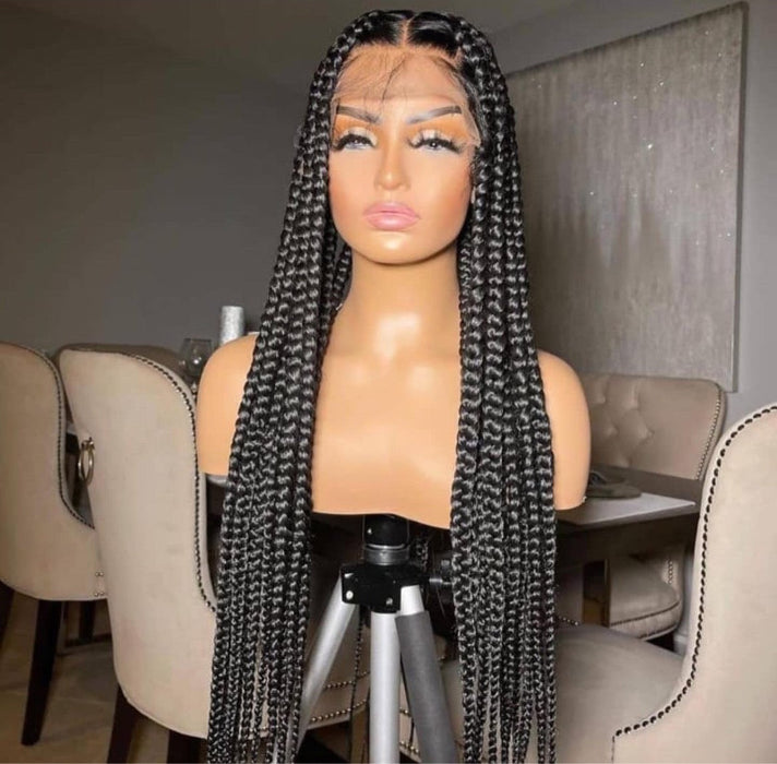 BOX BRAIDS LACE WIG