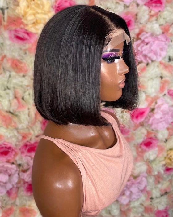 SILKY BOB LACE CLOSURE WIG