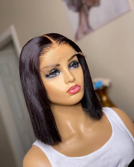 Mid Part BOB LACE WIG