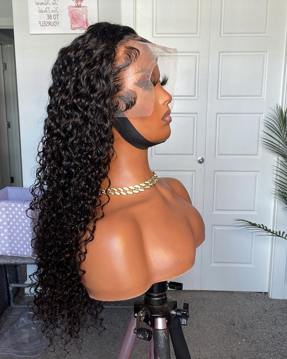 26” Glueless CURLY LACE FRONT Wig.