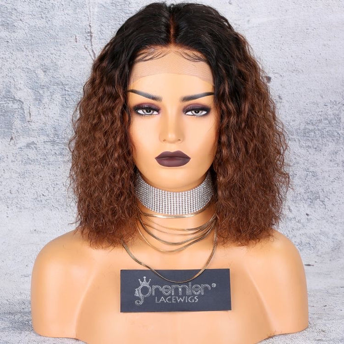 Ombré Brown Curly LACE WIG