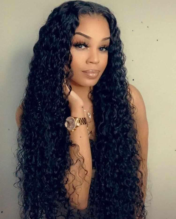 Midpart Curly Closure Wig