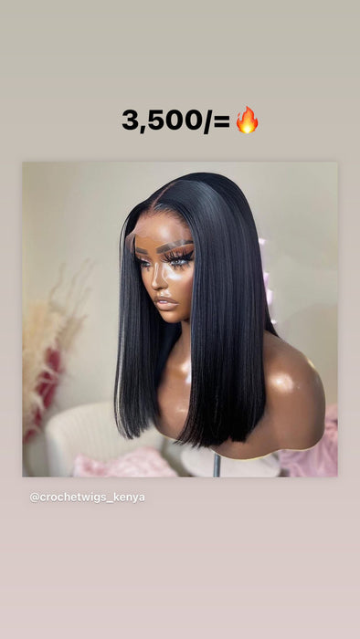 SILKY BOB LACE CLOSURE WIG