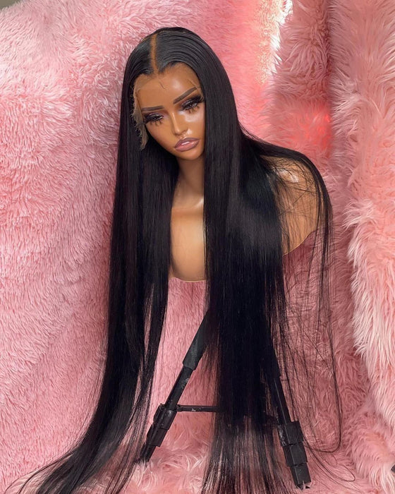 40” BONE STRAIGHT LACE  FRONT Wig