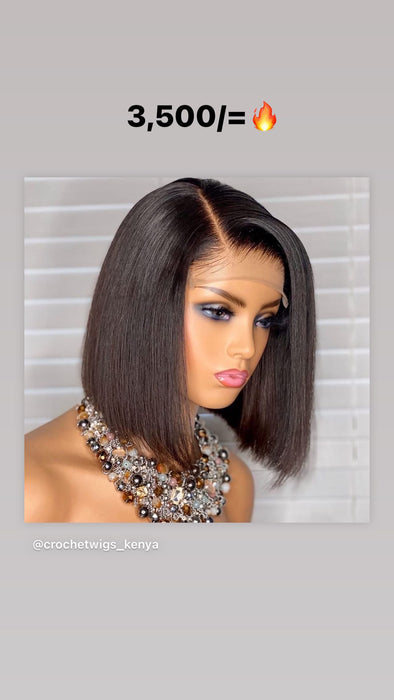 SILKY BOB LACE CLOSURE WIG