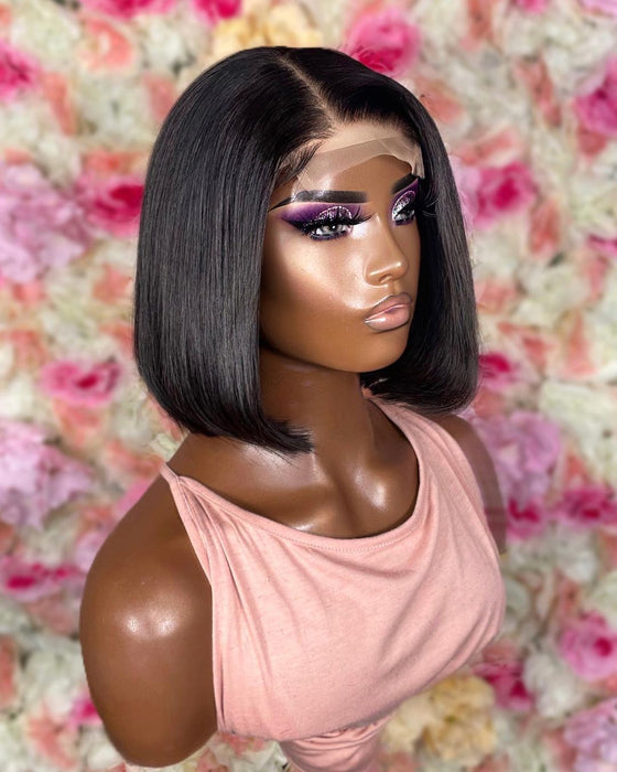 SILKY BOB LACE CLOSURE WIG