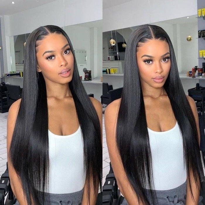 28” BONE STRAIGHT LACE CLOSURE WIG