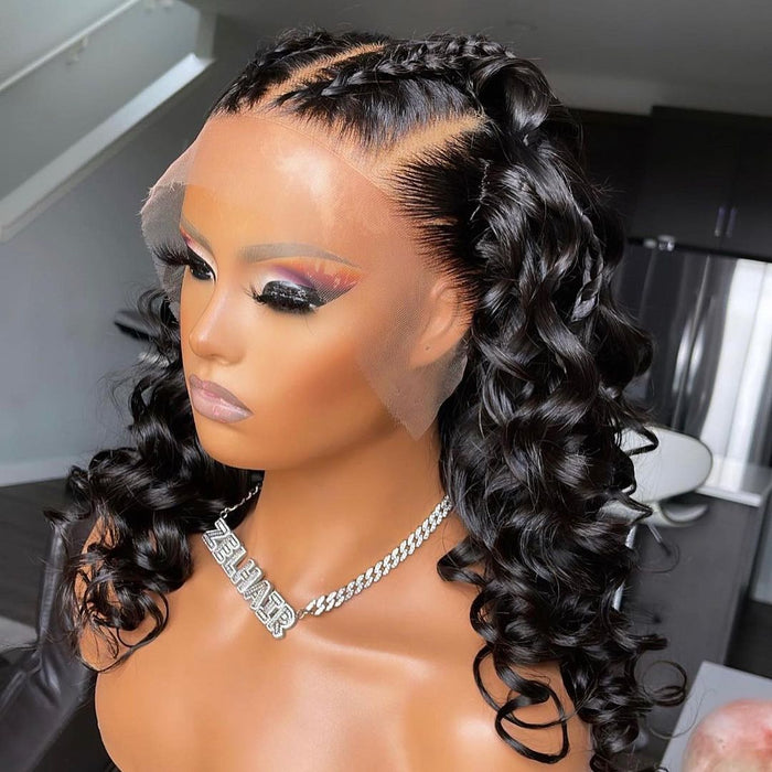 18” FRONTAL HUMAN HAIR WIG