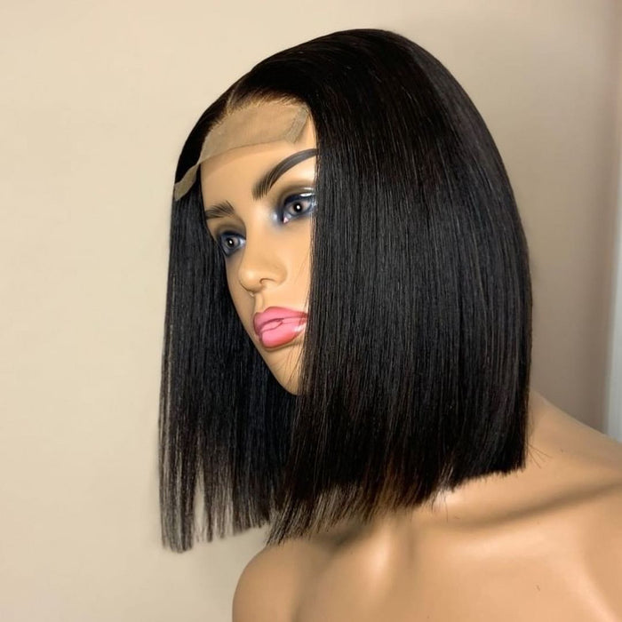 BLUNT CUT BOB LACE CLOSURE WIG