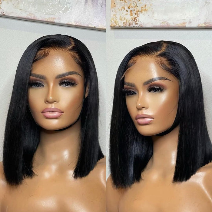 SILKY BOB LACE CLOSURE WIG