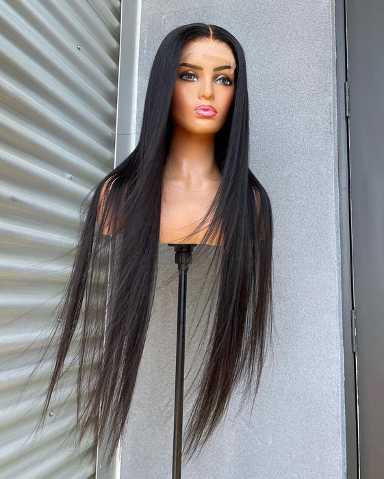 BONE STRAIGHT LACE CLOSURE WIG