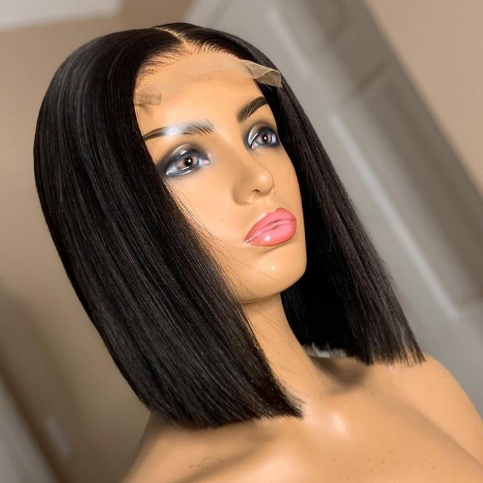 BLUNT CUT BOB LACE CLOSURE WIG