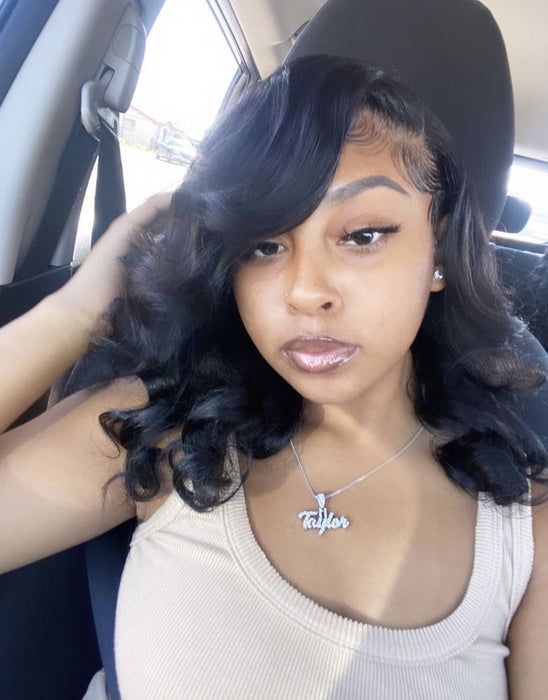 SHORT BODYWAVE LACE WIG