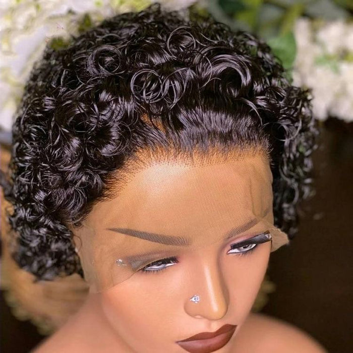 Human Hair PIXIE CUT lace wig