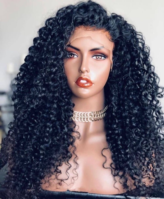 28” CURLY LACE WIG